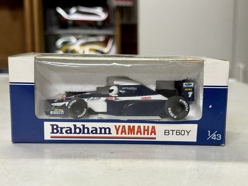 Modèle Réduit Kyosho 1:43 - Brabham Yamaha BT60Y GP 1991 - Pilote M. Brundle - Occasion