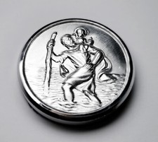 Sankt Christophorus Metall Plakette zum ankleben kleben Heiliger Christopherus