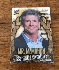 2007 Topps WWE WWF Face Off ! ROYAL RUMBLE CHAMPIONS #R10 Mr McMahon