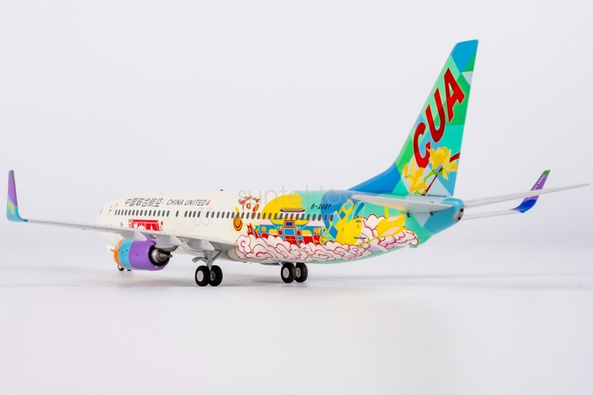 1:200 NG Model China United Airline Boeing 737-800 Diecast