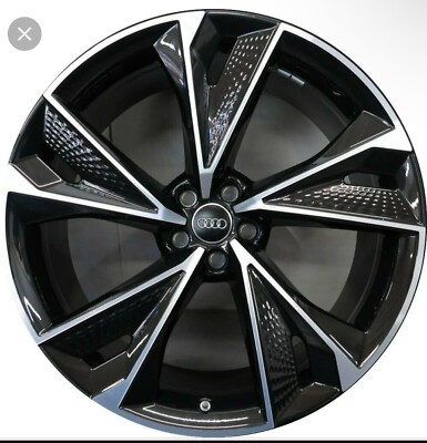 21'' Audi Style Wheels fit S7 A7 A8 Q3 S8 RS7 Black Machine Bridgestone Tires XL