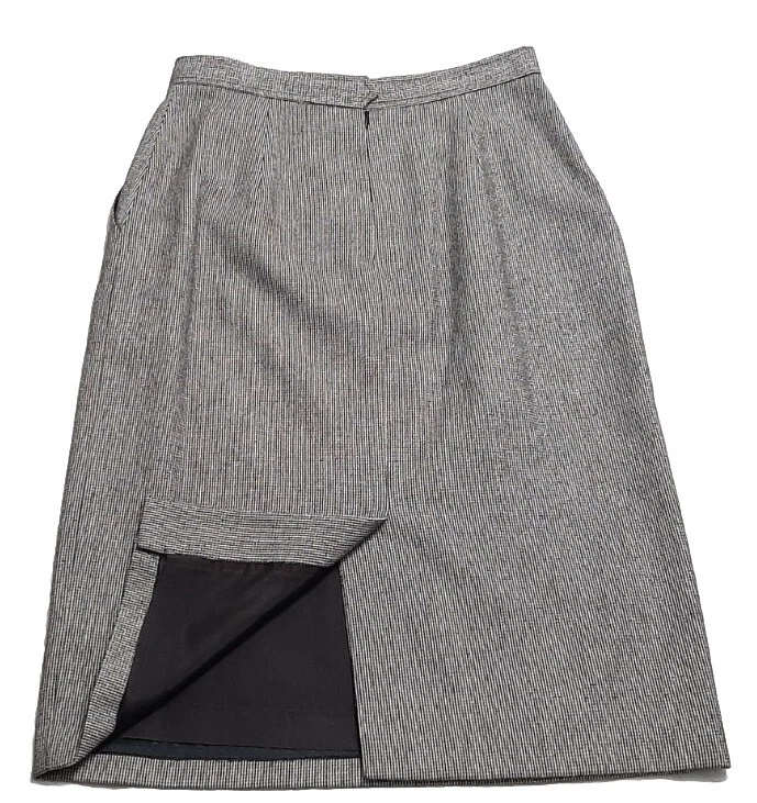 Conjunto de 2 piezas de terciopelo blazer falda pata de gallo talla 10 Evan Picone Petites de colección Foto 4 de 4