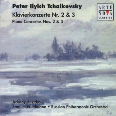 TCHAIKOVSKY PIANO CONCERTOS 2 & 3 ARKADY SEVIDOV CD NEW SEALED FRIEDMANN RPO