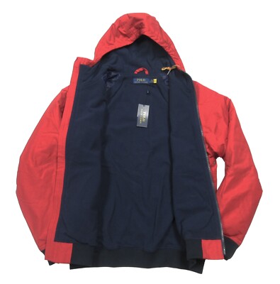 ジャケット・アウター 80's Polo Ralph Lauren hooded jacket Polo Ralph Lauren Mens Eastland Lined Hooded Jacket in Rl2000 Red