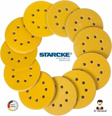 125mm Sanding Discs 5 inch STARCKE Orbital Sandpaper Hook & Loop Pads BEST PRICE
