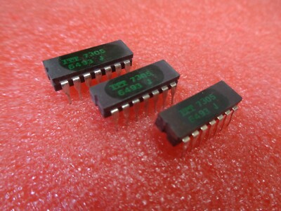 3 x 6493J ORIGINAL ITT KERAMIKCHIPS MADE IN 1974. SN6493J UKINSTK SAMMLERSTÜCK