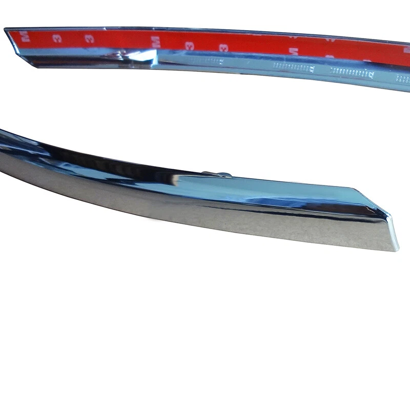 0EM 2x Front L&R Headlight Lower Chrome Molding Trim For AUDI A6 S6 C6 2005-2008 - Image 2 of 4