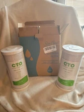 Simpure Water Filter 10x4.5 2 pk new in shrink wrap. Opened box to photo. CTO