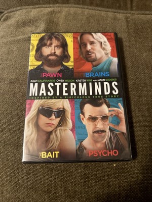 Masterminds (DVD, 2017)Kristen Wiig Jason Sudeikis Zach Galifianakis Owen Wilson