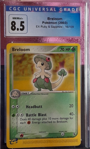 Breloom graded CGC 8.5 for sale on eBay
