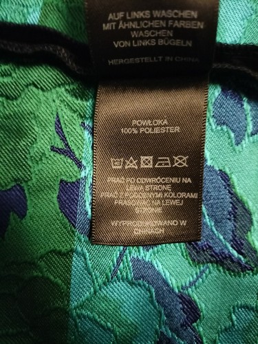 NEW BLACK MINI SKIRT WITH BLUE FLORAL ACCENTS WITHOUT TAG SIZE M - Picture 7 of 7