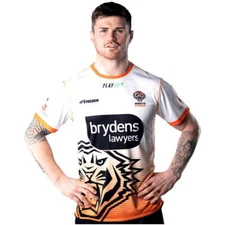 Wests Tigers Players Run Out Tee Shirt Sizes XS - 5XL Available NRL Steeden 23