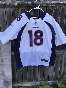 عدسات لون عسلي Nike Denver Broncos #18 Peyton Manning 2013 Gray Vapor Elite Jersey شامبو سيباميد للاطفال