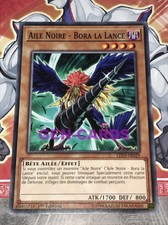 Carte YU GI OH AILE NOIRE - BORA LA LANCE LED3-FR029 x 3