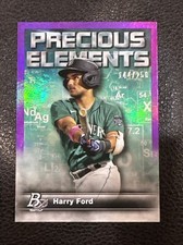 2023 Bowman Platinum Precious Elements Purple /250 Harry Ford Mariners
