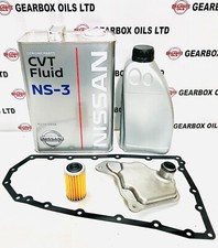 FOR NISSAN QASHQAI CVT JF017E AUTOMATIC GEARBOX FILTER GASKET NS3 OIL 5L KIT