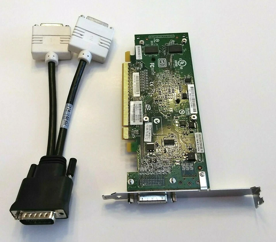 NVIDIA QUADRO NVS 290 PCI-E DMS-59 256MB VIDEO CARD WITH DMS-59 TO DUAL DVI - Image 2 of 4