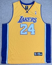 Adidas Vtg NBA Los Angeles Lakers 24 Kobe Byrant Basketball Jersey Size 54