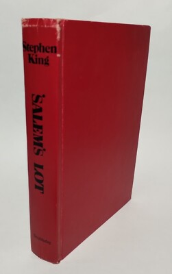 1975 Salems Lot Stephen King Doubleday HC, GC V16 Horror Salem's No Dust Jacket