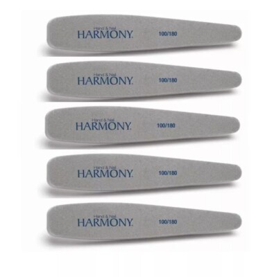 Harmony Gelish Eco Buffer Nail File 100/180 x 5 Pieces For Acrylic Gel Dipping
