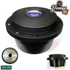 Steering Wheel Boss Fitting Kit Black Classic 9 Hole Fits Ford Capri Mk1 