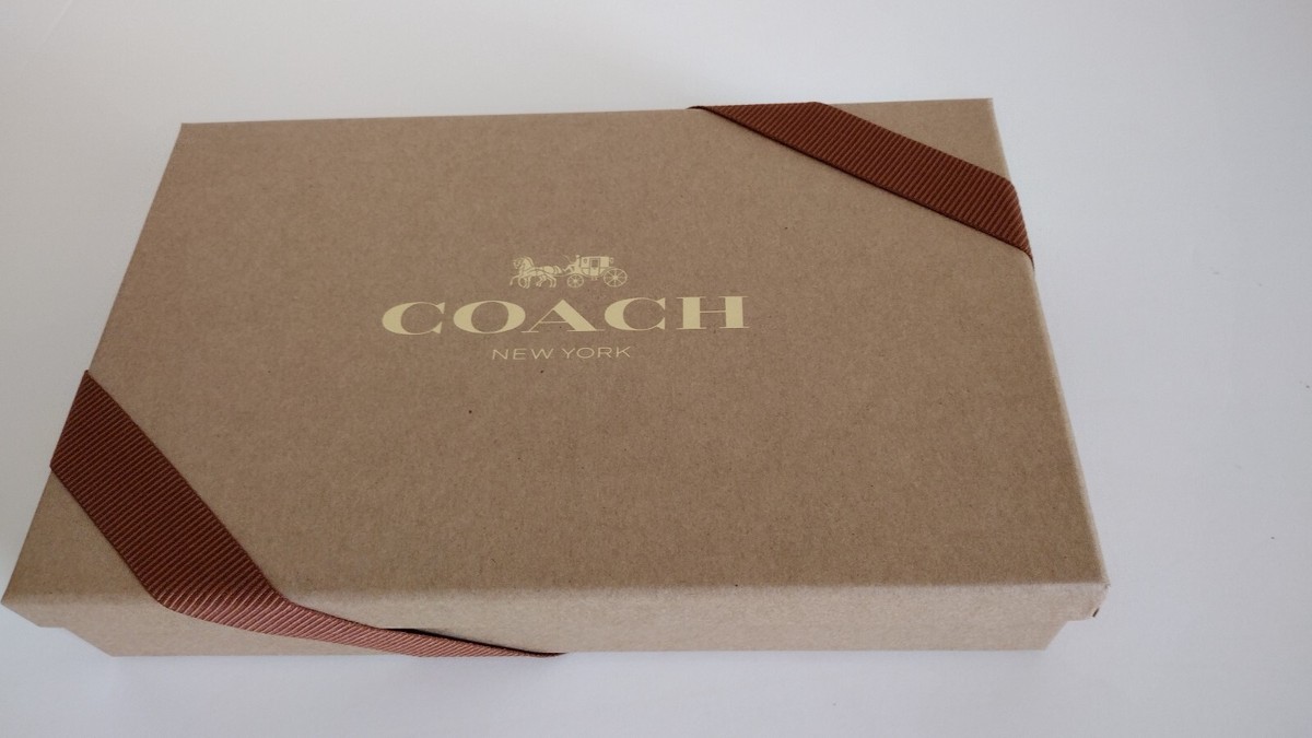 NWT COACH Boxed Long Zip Around Wallet In Embossed Signature