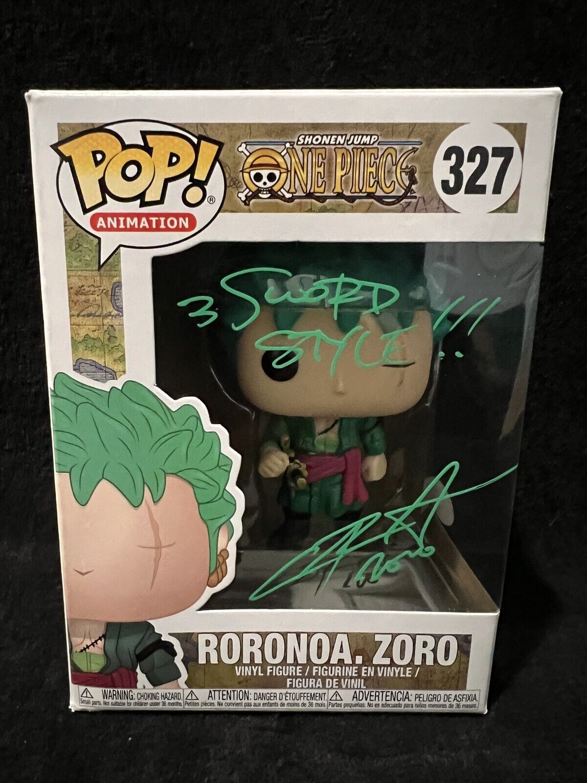 FUNKO POP! SIGNED ZORO ENMA CHRISTOPHER SABAT GITD CHALICE COLLECTIBLE –  Plastic Empire