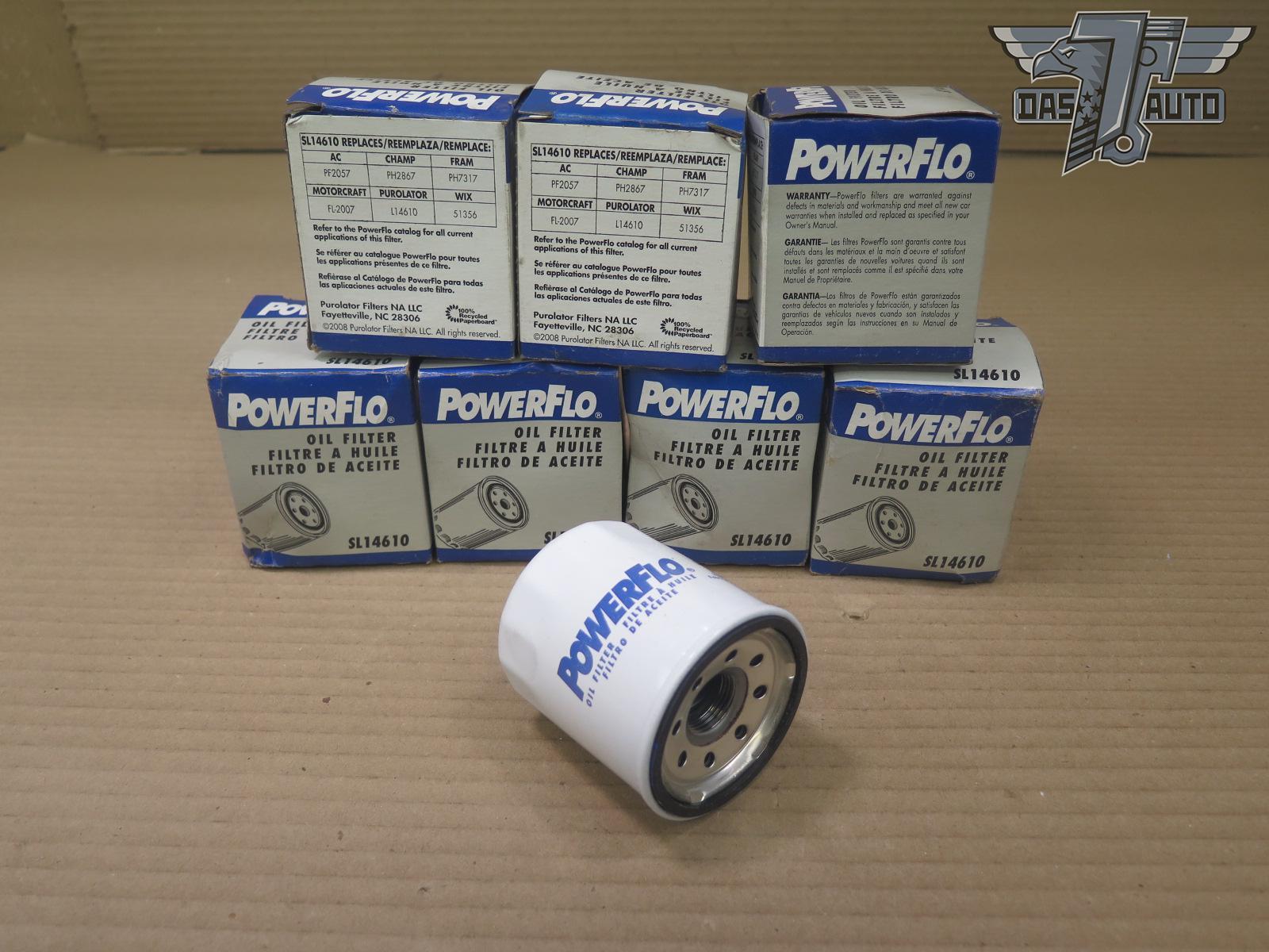 🥇SET OF 7 POWERFLO OIL FILTER SL14610 | eBay