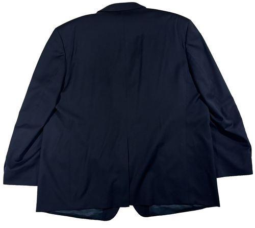 navy blue Joseph & Feiss blazer jacket sport suit coat gold buttons 52 T L - 第 8/11 張圖片