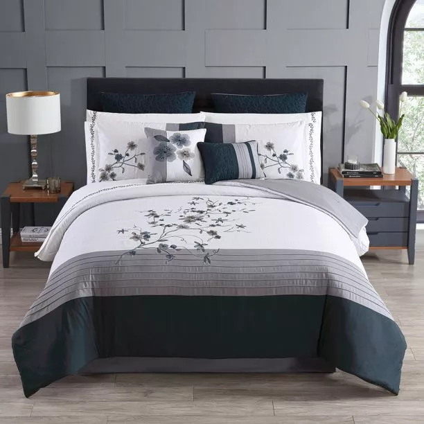 Gray 2024 queen comforter