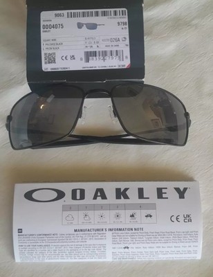 NEW Oakley AVIATOR SQUARE WIRE Black PRIZM Lens Sunglasses 4075-13