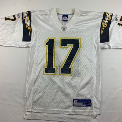 Los Angeles Chargers Philip Rivers 17 Reebok Mens Jersey White V Neck Mesh S Ebay