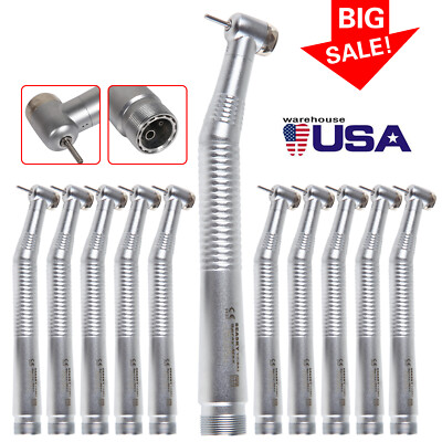 10X USA Dental Turbine High Speed Handpiece Standard 2 Holes Spray Max HM