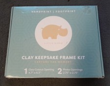 Little Hippo Baby Handprint Footprint Kit Clay Picture Frame Gift Keepsake Child