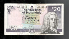 Scotland, 2007, Royal Ban k of Scotland, £20 Pounds, CHOICE CRISP VF+!