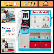 Best Choice Products Pretend Play Doctor's Office, Wooden Medical Center Toy Set