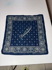 NWOT RRL Double RL Seas Icon True Indigo Cotton Scarf by Ralph Lauren 20"x 20"