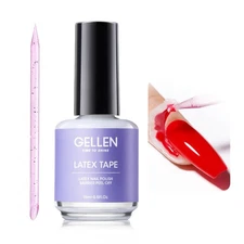 GELLEN Liquid Latex for Nails, 15ml Nail Peel off Cuticle Guard for Nail Poli...