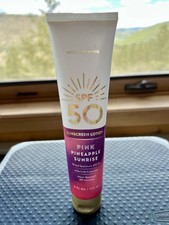 Bath Body Works Pink Pineapple Sunrise Sunscreen Lotion Spf 50 6 fl oz New