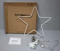 Lights4fun LED Osby Stern38Cm Innen & AußEn Weihnachtsdeko Weihnachtsbeleuchtung