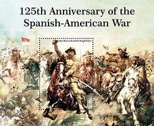 Gambia 2022 - Spanish-American War - Souvenir Stamp Sheet - Scott #3954 - MNH