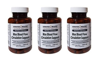 360 Blood Flow + Circulation Support Capsules|Beet Root, Cayenne, Garlic, Ginger