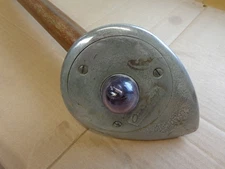 Vintage Chris Craft Lighted Flagpole Wood & Metal