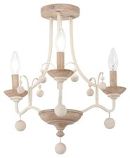 Minka Lavery 2662 Colonial Charm 3 Light 17"W Semi-Flush Ceiling - White Wash