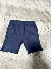 Kids Navy Stretch Bike Shorts