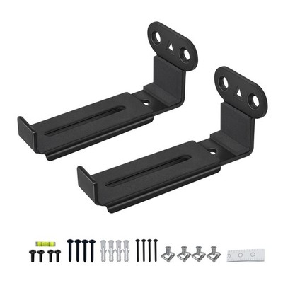 Wall Mounted Soundbar Mount Bracket Soundbar Shelf Under TV Adjustable Depth