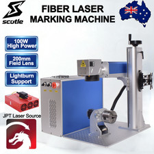 100W JPT Mopa Color Marker Fiber Laser Marking Machine Metal Steel Engraving AU