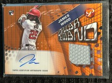 2025 Topps Pristine James Wood (RC) Popular Demand On Card Autograph Relic /25