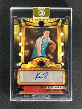 2025-26 Topps Three 3 Kon Knueppel Blue Next Feature Signatures Auto RC /15