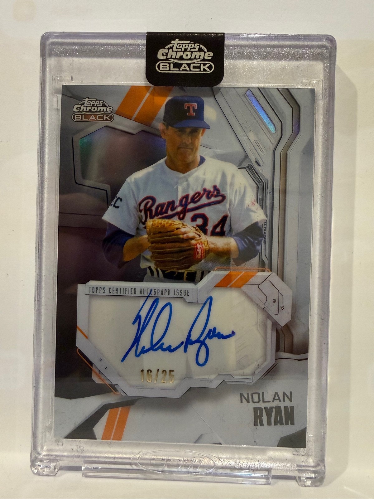 Nolan Ryan #IVA-NR Baseball Cards 2026 Topps Chrome Black Ivory Autograph trading card — raw and PSA graded price guide